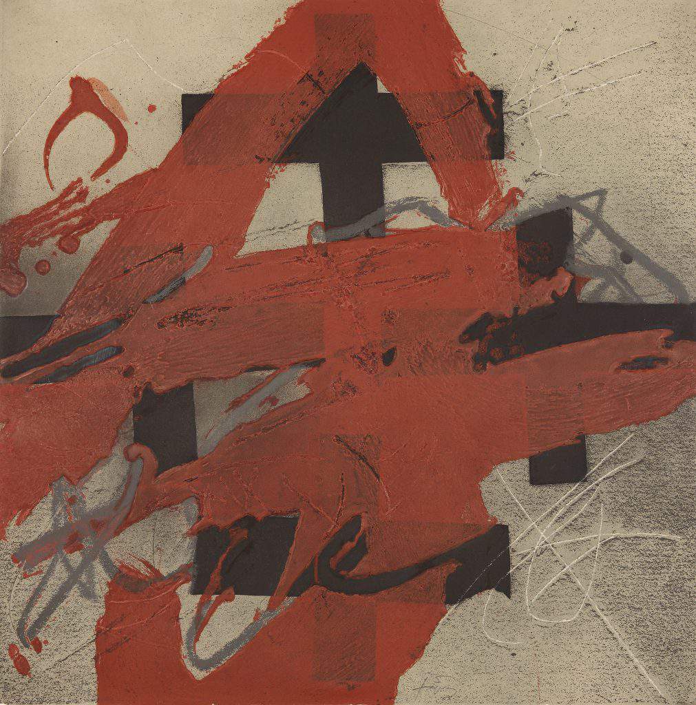 Antoni Tàpies - Cobert de roig