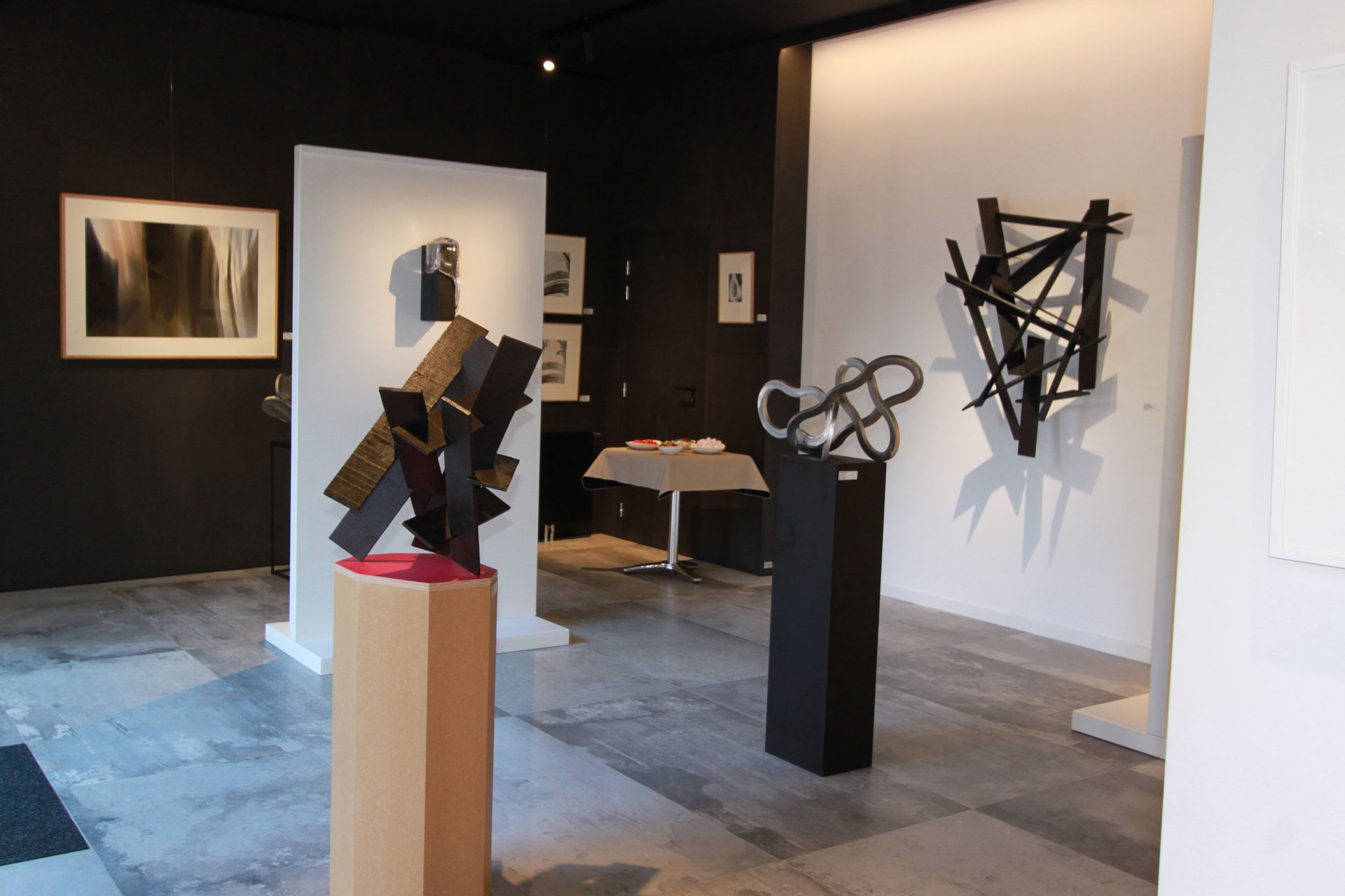 Exposition Droites et courbes - Galerie Murmure Colmar